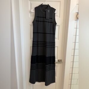 Nike 100% Wool High Neck Maxi Dress